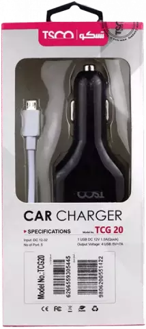 شارژر فندکی خودرو TSCO مدل TCG 20