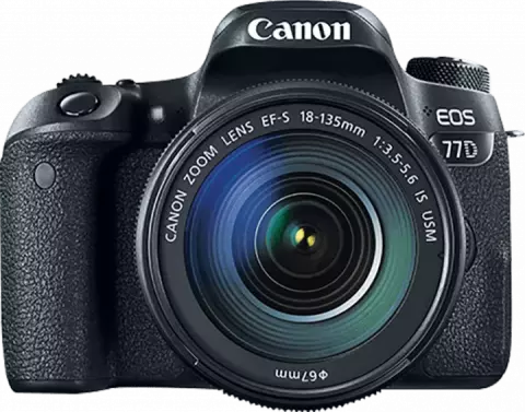 دوربین عکاسی با لنز 135-18 میلی متری Canon مدل EOS 77D