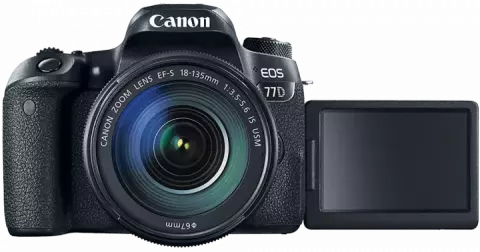 دوربین عکاسی با لنز 135-18 میلی متری Canon مدل EOS 77D