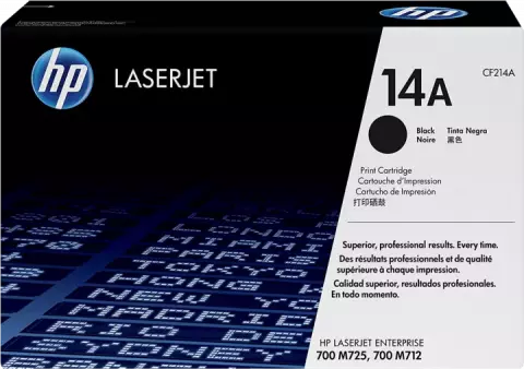 کارتریج تونر مشکی طرح اصلی HP مدل 14A