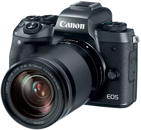 دوربین عکاسی بدون آینه CANON مدل EOS M5 با لنز 150-18 میلی متر