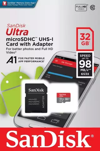 مموری کارت 32گیگابایت Sandisk مدل ULTRA