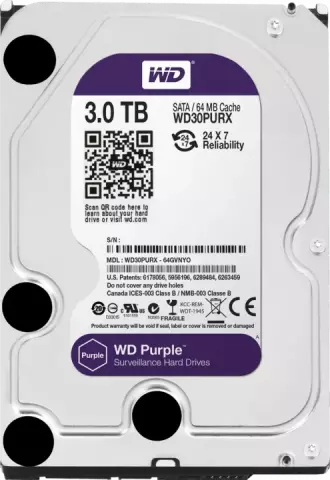 هارد اینترنال 3ترابایت WD مدل PURPLE WD30PURX