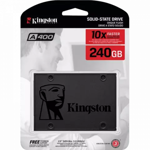 حافظه SSD اینترنال 240گیگابایت Kingston مدل A400 SA400S37/240G