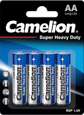 باتری قلمی Camelion مدل SUPERHEAVY DUTY R6P-BP4B