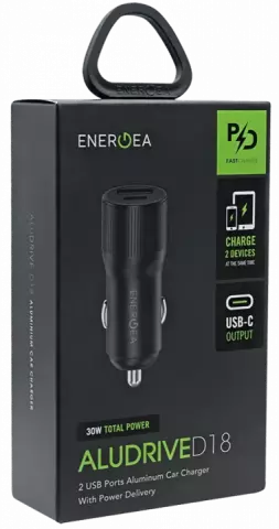 شارژر فندکی ENERGEA مدل ALUDRIVE D18
