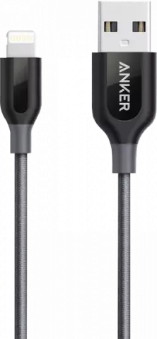 کابل شارژ USB TO LIGHTNING 90.00 سانتیمتر ANKER مدل POWERLINE PLUS A8121