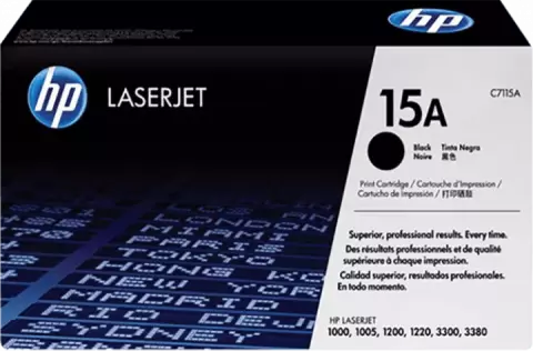 تونر کارتریج مشکی طرح اصلی HP مدل 15A