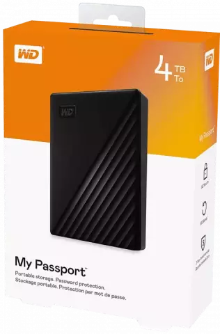 هارد اکسترنال 4 ترابایت WD مدل MY PASSPORT WDBPKJ0040BBK