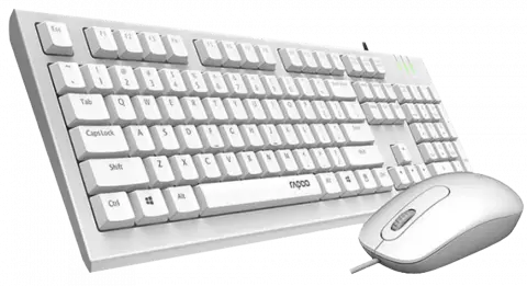 کیبورد و موس سیمی RAPOO مدل X120 PRO