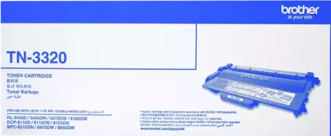 تونر کارتریج مشکی طرح اصلی BROTHER مدل TN-3320