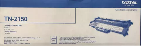 کارتریج تونر مشکی طرح اصلی BROTHER مدل TN-2150