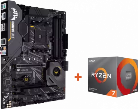 باندل مادربرد ASUS TUF X570 PLUS GAMING به همراه پردازنده AMD RYZEN 7 3800X