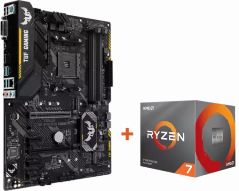 باندل مادربرد ASUS TUF X470 PLUS GAMING به همراه پردازنده AMD RYZEN 7 3800X