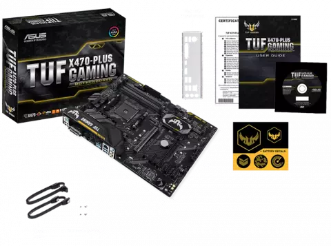 باندل مادربرد ASUS TUF X470 PLUS GAMING به همراه پردازنده AMD RYZEN 7 3800X