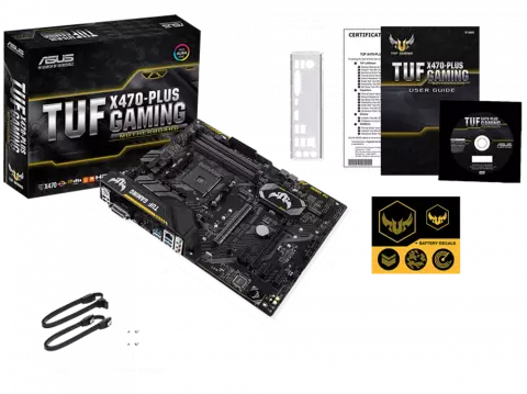 باندل مادربرد ASUS TUF X470 PLUS GAMING به همراه پردازنده AMD RYZEN 9 3900X