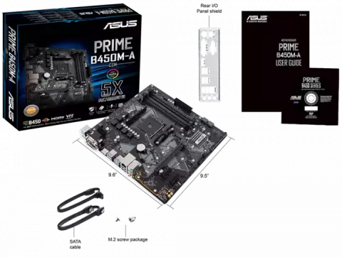 باندل مادربرد ASUS PRIME B450M-A/CSM به همراه پردازنده AMD RYZEN 3 3100