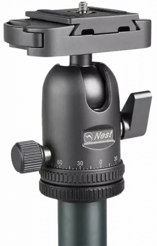 سه پایه دوربین عکاسی NEST مدل NT-6264AK به همراه هد NT-630H