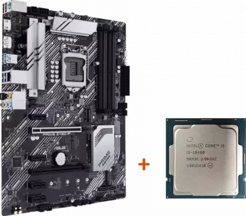 باندل مادربرد ASUS PRIME Z490-P به همراه پردازنده INTEL CORE I5 10400
