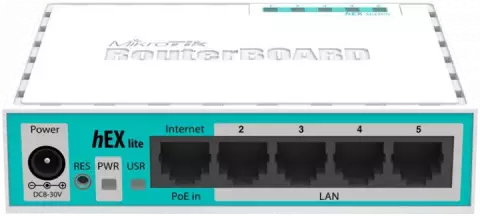 روتر شبکه Mikrotik مدل HEX LITE RB750R2
