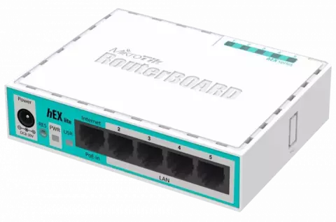 روتر شبکه Mikrotik مدل HEX LITE RB750R2