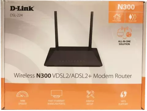 مودم روتر VDSL2/ADSL2 PLUS بی سیم D-Link مدل DSL-224