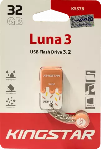 فلش مموری 32 گیگابایت KINGSTAR مدل LUNA3 KS378
