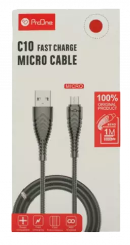 کابل شارژ 1 متری USB به Micro USB پرووان مدل PCC170