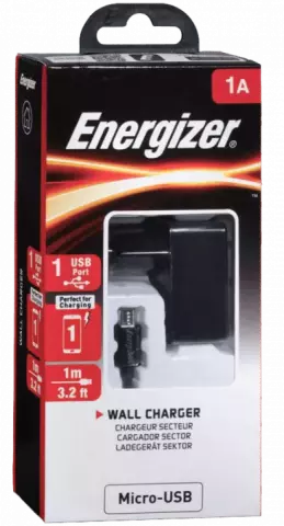 شارژر دیواری Energizer مدل ACA1AEUCMC3 به همراه کابل Micro USB
