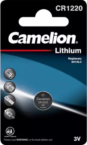 باتری سكه ای CAMELION مدل LITHIUM CR1220