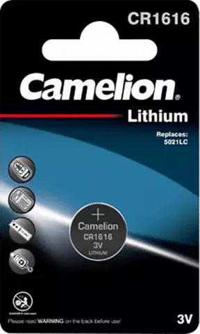 باتری سكه ای CAMELION مدل LITHIUM CR1616