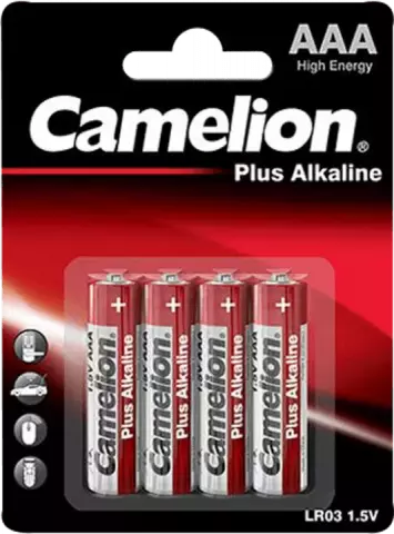 باتری نیم قلمی Camelion مدل PLUS ALKALINE LR03-BP4