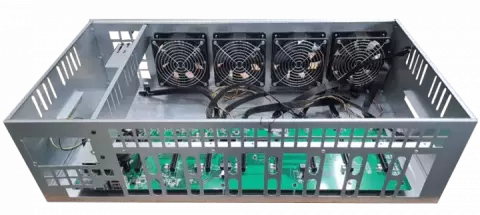 کیس ماینینگ با قابلیت نصب 8 عدد کارت گرافیک