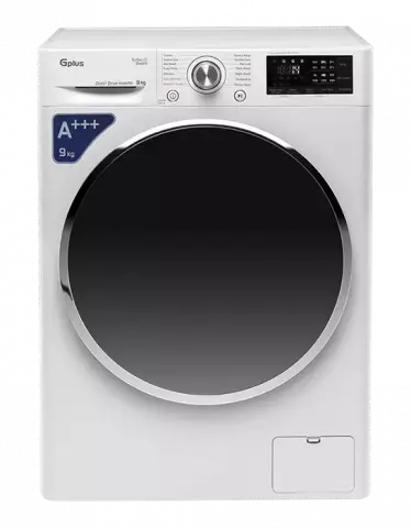ماشین لباسشویی اتومات 9 کیلوگرم جی پلاس مدل GWM-L909SW