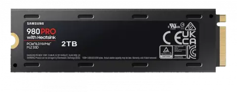 حافظه SSD اینترنال 2 ترابایت Samsung مدل 980 PRO NVMe M.2 w/ Heatsink