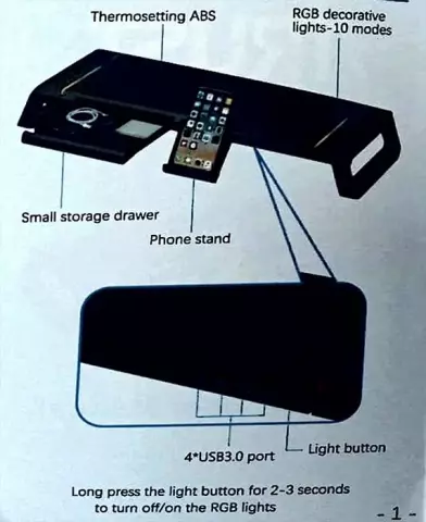 پایه مانیتور Trust مدل TDESK