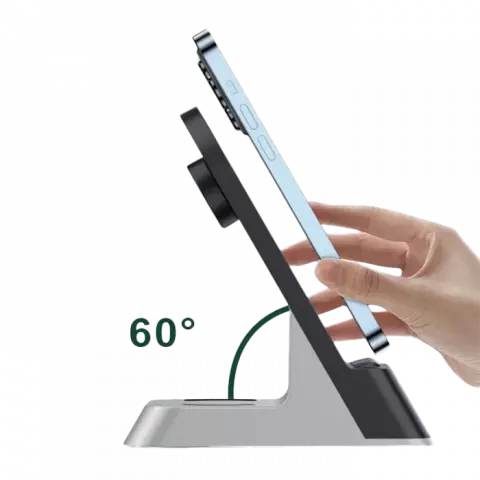 شارژر بی‌سیم 6IN1 گرین لاین مدل GN6IN1WFCBK