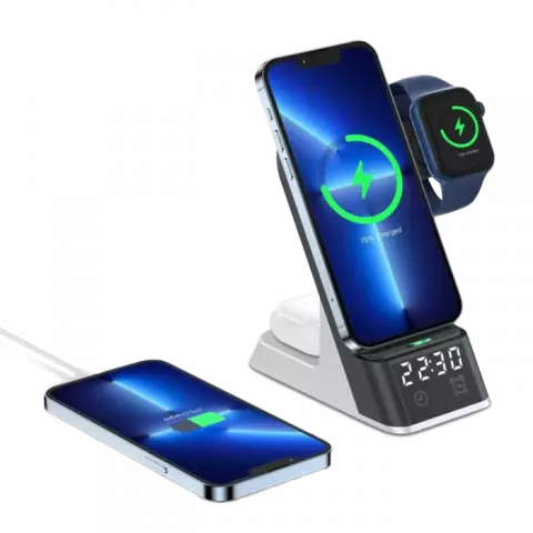 شارژر بی‌سیم 6IN1 گرین لاین مدل GN6IN1WFCBK