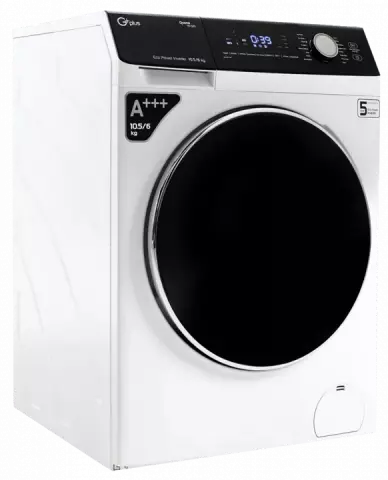 ماشین لباسشویی اتومات 10.5 کیلوگرم جی پلاس مدل KD1059W
