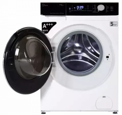 ماشین لباسشویی اتومات 10.5 کیلوگرم جی پلاس مدل KD1059W