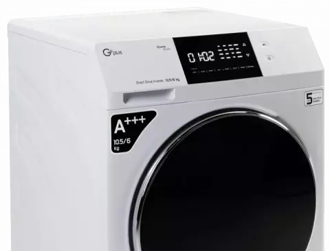 ماشین لباسشویی اتومات 10.5 کیلوگرم جی پلاس مدل KD1069W