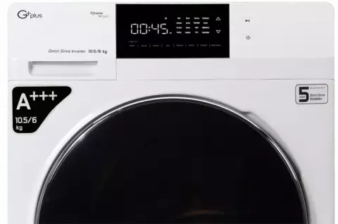 ماشین لباسشویی اتومات 10.5 کیلوگرم جی پلاس مدل KD1069W
