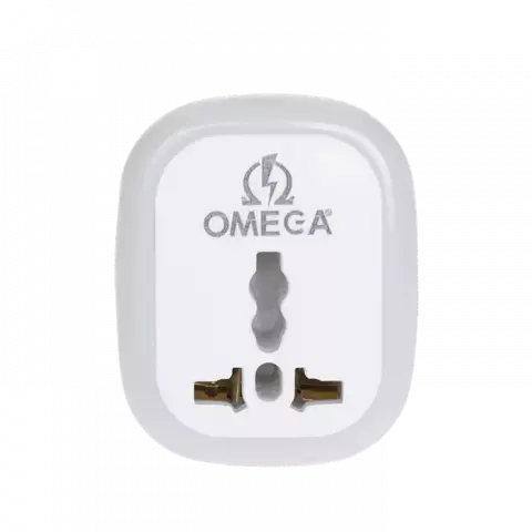 تبدیل دو شاخه برق Omega مدل M101