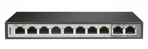 سوییچ 10 پورت D-Link مدل DGS-F1010P-E