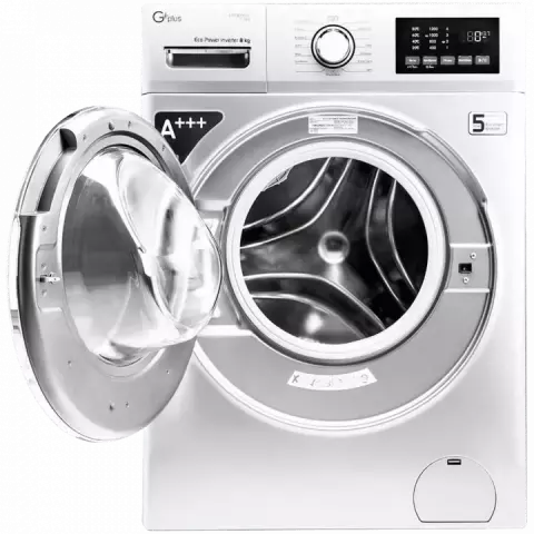 ماشین لباسشویی اتومات 8 کیلوگرم جی پلاس مدل K8220W
