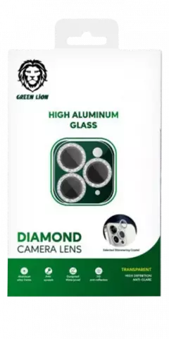 محافظ لنز دوربین Green Lion مدل Diamond مناسب برای iPhone 13 Pro / 13 Pro Max