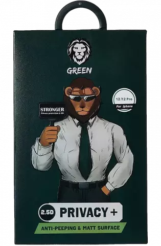 محافظ صفحه نمایش Green Lion مدل Privacy Plus مناسب برای iPhone 12 / 12 Pro