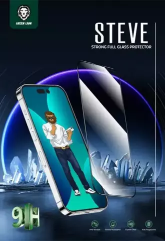 محافظ صفحه نمایش Green Lion مدل Steve مناسب برای iPhone 13 Pro Max / 14 Plus