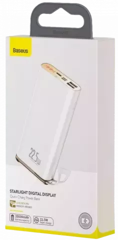 پاور بانک 20000 میلی‌آمپر ساعت Baseus مدل Starlight Digital Display