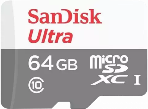 مموری کارت 64 گیگابایت Sandisk مدل Ultra microSD کلاس 10 استاندارد UHS-I U1